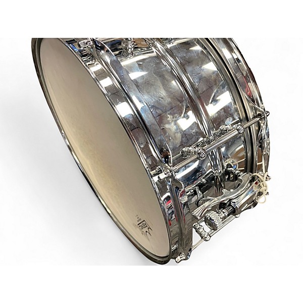 Used Ludwig 14X6 Supralite Snare Silver Drum