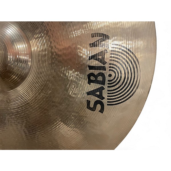 Used SABIAN 24in rock ride Cymbal
