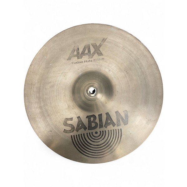 Used SABIAN 13in AAX Fusion Hi Hat Pair Cymbal