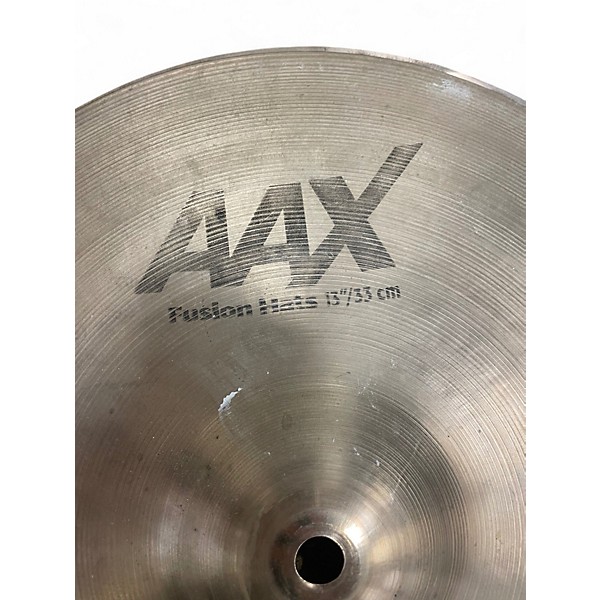 Used SABIAN 13in AAX Fusion Hi Hat Pair Cymbal