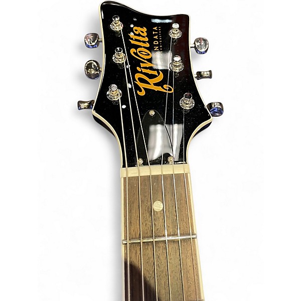 Used Rivolta Mondata Classico Camino Burst Solid Body Electric Guitar