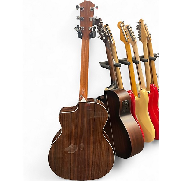 Used Taylor 214CE Deluxe Natural Acoustic Electric Guitar