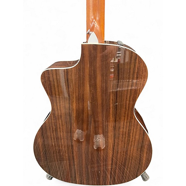 Used Taylor 214CE Deluxe Natural Acoustic Electric Guitar