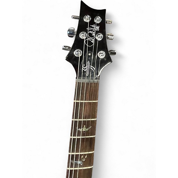 Used PRS SE Custom 24 35th anniversary Black Gold Burst Solid Body Electric Guitar