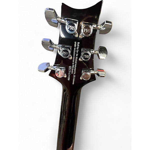 Used PRS SE Custom 24 35th anniversary Black Gold Burst Solid Body Electric Guitar