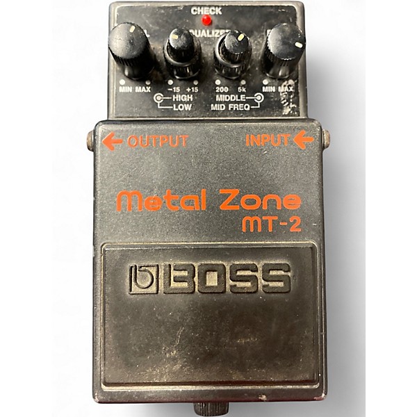 Used BOSS MT2 Metal Zone Distortion Effect Pedal