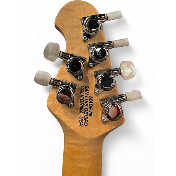 Used 2014 Ernie Ball Music Man Axis Super Sport Semi Hollow Honey Burst Hollow Body Electric Guitar