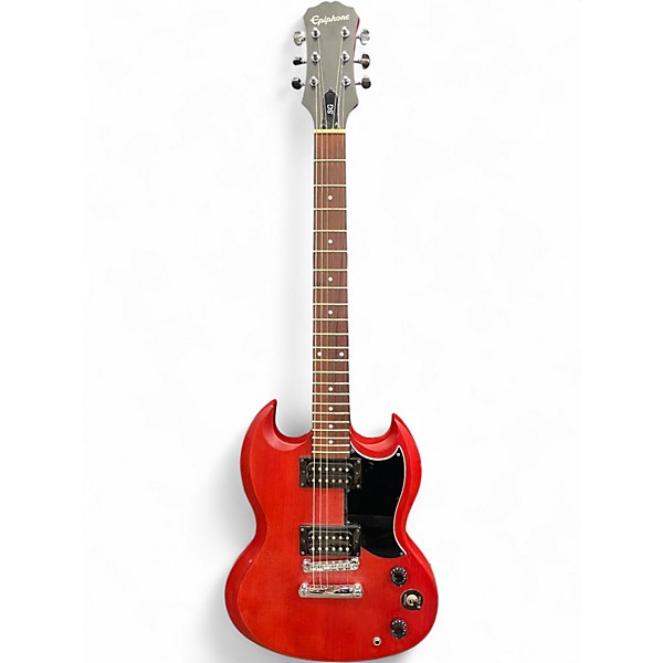 Used Epiphone SG Special VE Worn Cherry Solid Body Electric Guitar