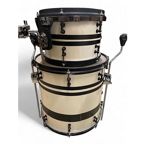 Used Dark Horse 3 Piece 3pc Cream Drum Kit