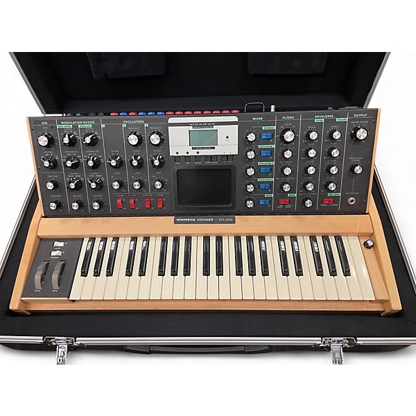 Used Moog Minimoog Voyager Performance GREEN BACKLIGHT Synthesizer
