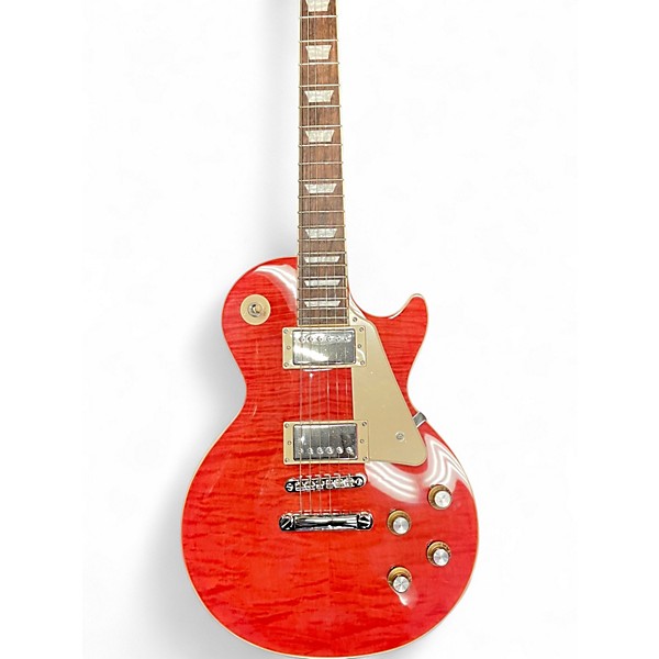 Used Epiphone Les Paul Standard '60s Figured Pink Solid Body Electric Guitar