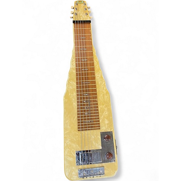 Vintage 1950s Regal chicago Antique White Lap Steel