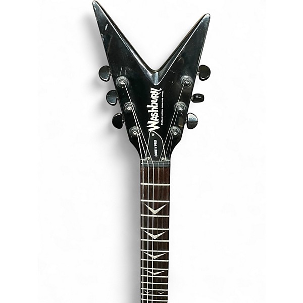Used Washburn DIME V PRO KERRY KING BLACK TRIBAL FINISH Solid Body Electric Guitar