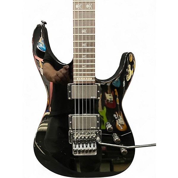 Used ESP LTD KH602 Kirk Hammett Signature Black Solid Body Electric Guitar