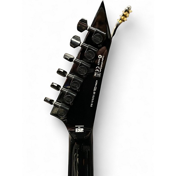 Used ESP LTD KH602 Kirk Hammett Signature Black Solid Body Electric Guitar