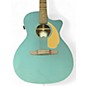 Used Fender Newporter Player TEAL Acoustic Electric Guitar