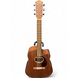 Used Fender CD60CE Mahogany Natural Acoustic Electric Guitar