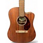Used Fender CD60CE Mahogany Natural Acoustic Electric Guitar