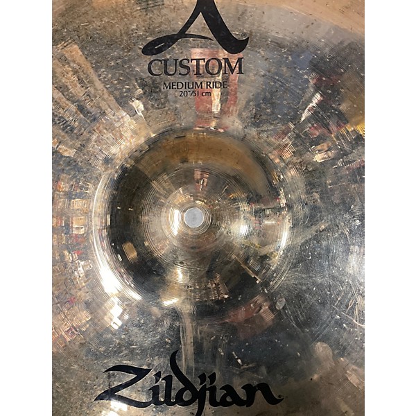 Used Zildjian 20in A Custom Medium Ride Cymbal