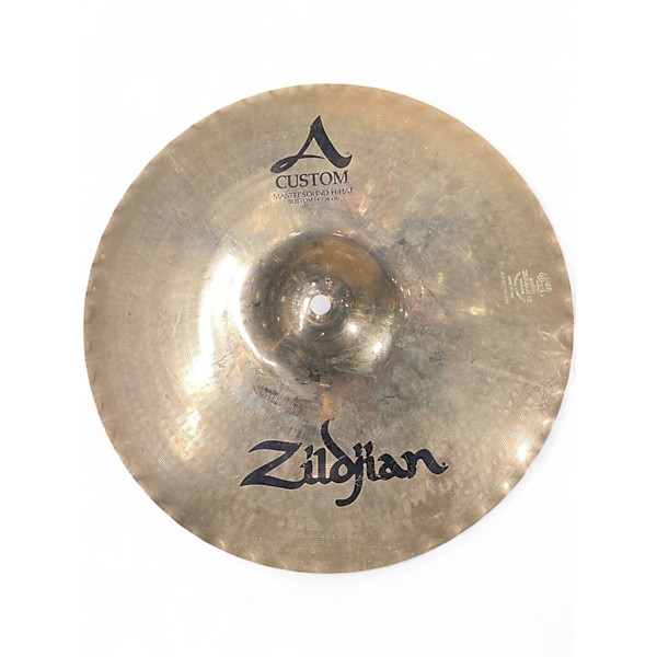 Used Zildjian 14in A Custom Mastersound Hi Hat Bottom Cymbal