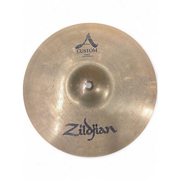 Used Zildjian 14in A Custom Hi Hat Top Cymbal