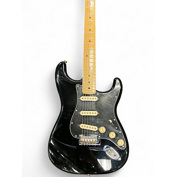 Used 2021 Fender Player Stratocaster Black Solid Body Electric Guitar