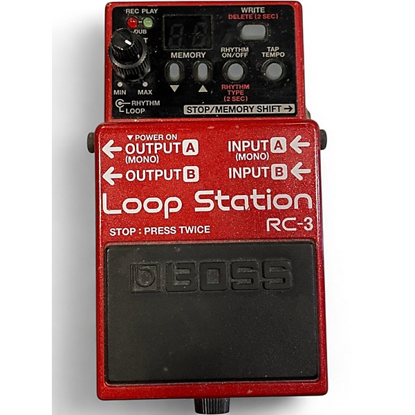 Used BOSS RC3 Loop Station Pedal