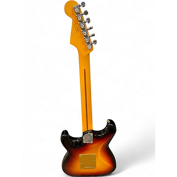 Used Fender American ultra II Stratocaster  2 Tone Sunburst Solid Body Electric Guitar