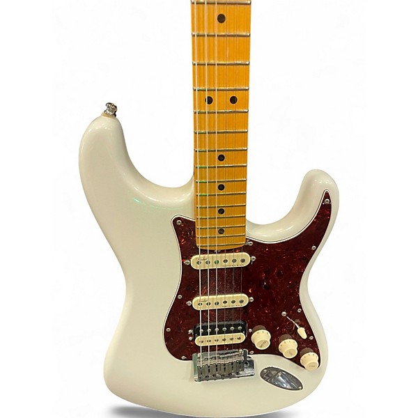 Used Fender American Ultra Stratocaster White Solid Body Electric Guitar