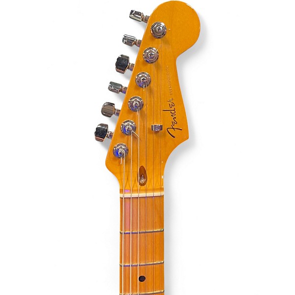Used Fender American Ultra Stratocaster White Solid Body Electric Guitar