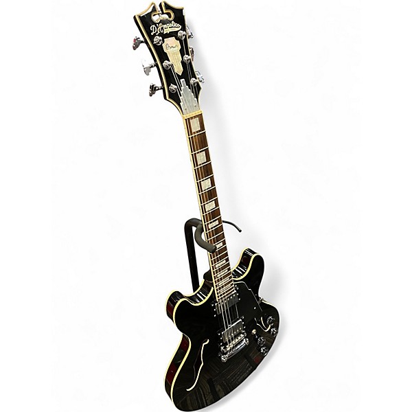 Used D'Angelico Premier Series Black Solid Body Electric Guitar