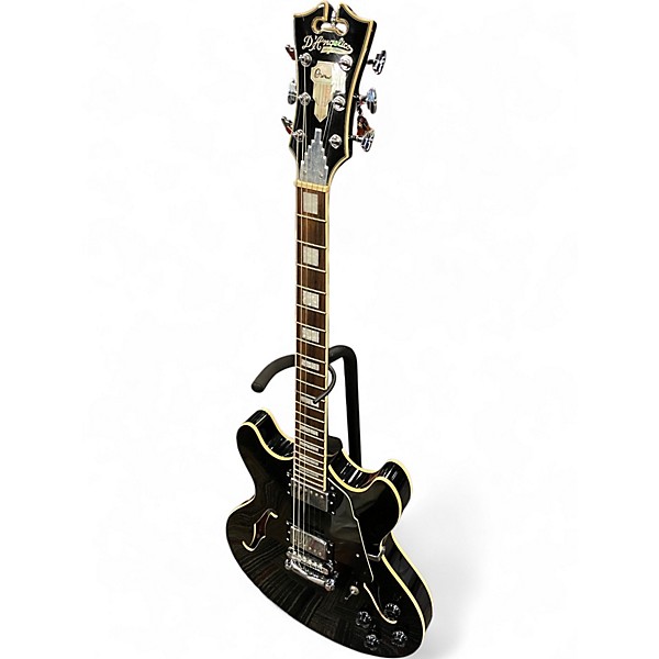 Used D'Angelico Premier Series Black Solid Body Electric Guitar