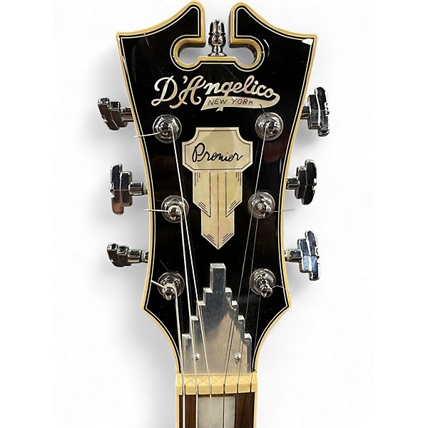 Used D'Angelico Premier Series Black Solid Body Electric Guitar