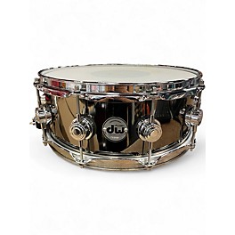 Used DW 14X5.5 Collector's Series Snare BLACK NICKEL OVER BRASS Drum