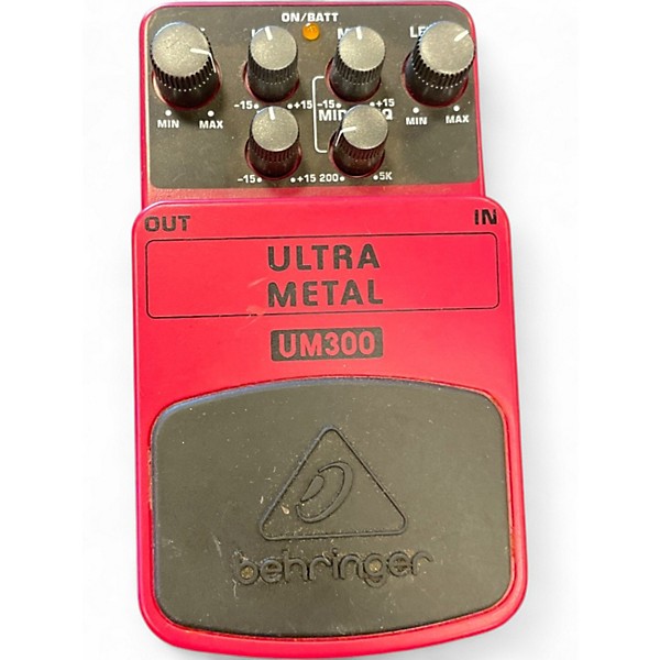 Used Behringer UM300 Ultra Metal Distortion Effect Pedal