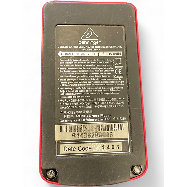 Used Behringer UM300 Ultra Metal Distortion Effect Pedal
