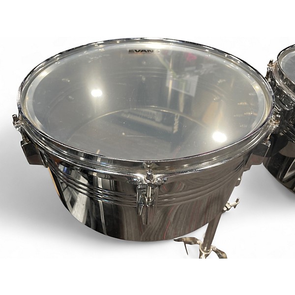 Used LP 13in Aspire Timbales Silver Drum