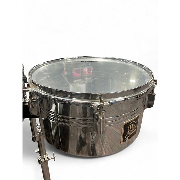 Used LP 13in Aspire Timbales Silver Drum