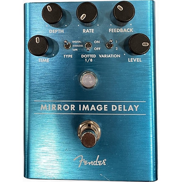Used Fender MIRROR IMAGE DELAY Effect Pedal