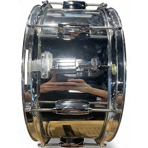 Used Gretsch Drums 14in Square Badge Snare Chrome Drum