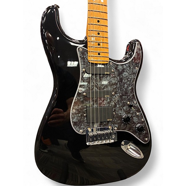 Used Fender Player Stratocaster HSS BLACK Solid Body Electric Guitar
