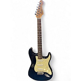 Used Squier Standard Stratocaster Black Solid Body Electric Guitar
