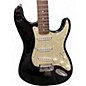 Used Squier Standard Stratocaster Black Solid Body Electric Guitar