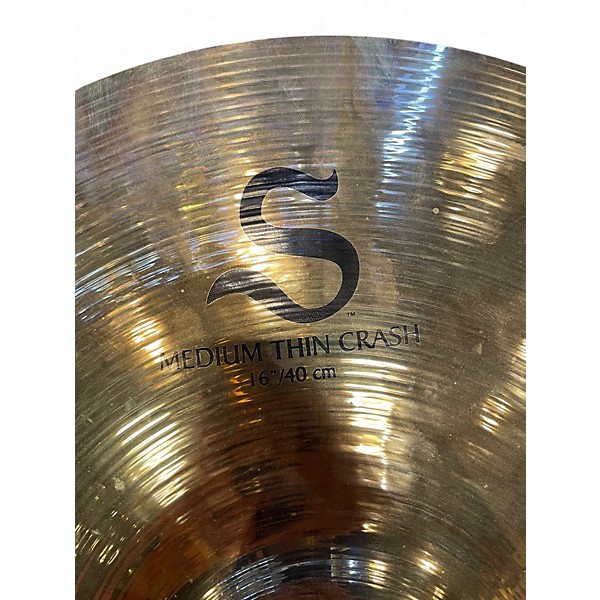 Used Zildjian 16in S Family Medium Thin Crash Cymbal