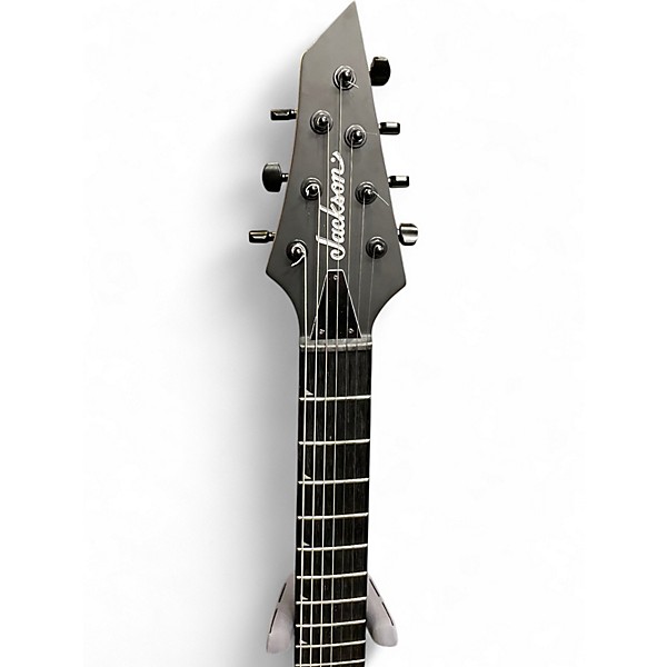 Used Jackson King V JS22-7KV HT Satin Black Solid Body Electric Guitar