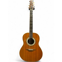 Used 1975 Ovation BALADEER Natural Acoustic Electric Guitar