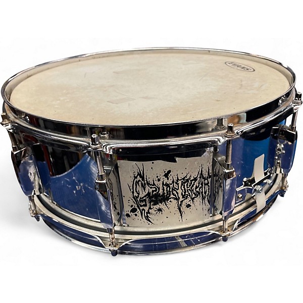 Used Pearl 14in Steel Snare Chrome Drum