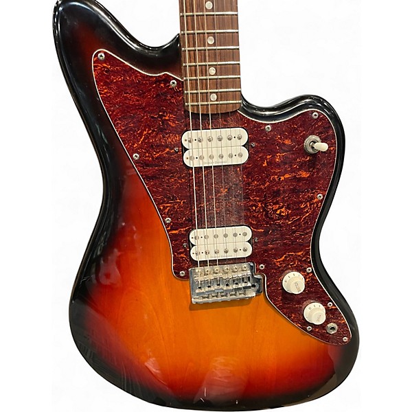 Used Squier JAGMASTER 2 Tone Sunburst Solid Body Electric Guitar