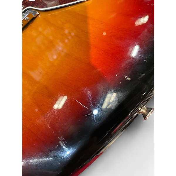 Used Squier JAGMASTER 2 Tone Sunburst Solid Body Electric Guitar