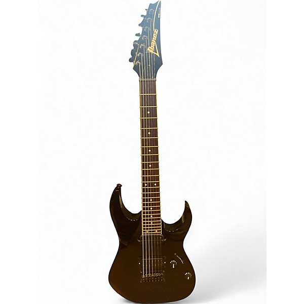 Used Ibanez RG7321 7 String Black Solid Body Electric Guitar